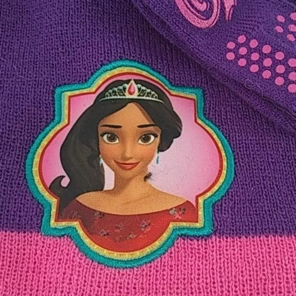 NEW DISNEY ELENA OF AVALOR GIRLS HAT & GLOVES SET BEANIE TOBOGGAN READY‎ TO RULE
